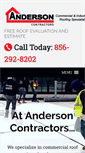 Mobile Screenshot of andersoncontractors.net